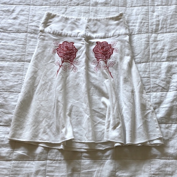 Betsey Johnson Dresses & Skirts - Betsy Johnson Rock a Billy Vintage Woven Flare Skirt